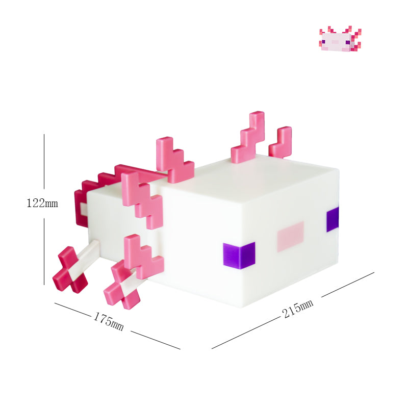 DIYCOM Pixel Axolotl Night Light