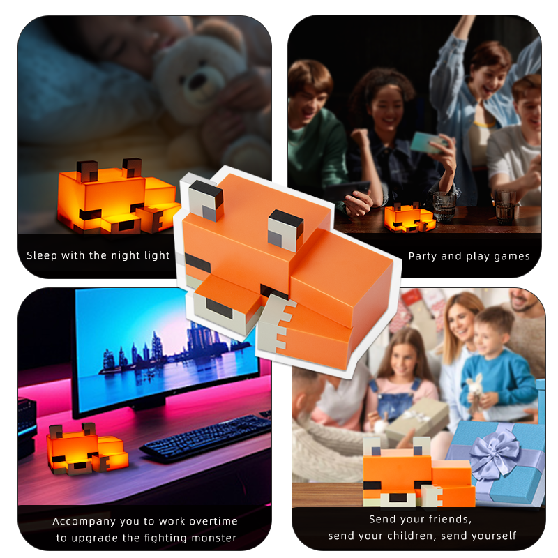 Fox-Shaped Night Light ™– Cute Desk Lamp