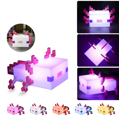 DIYCOM Pixel Axolotl Night Light
