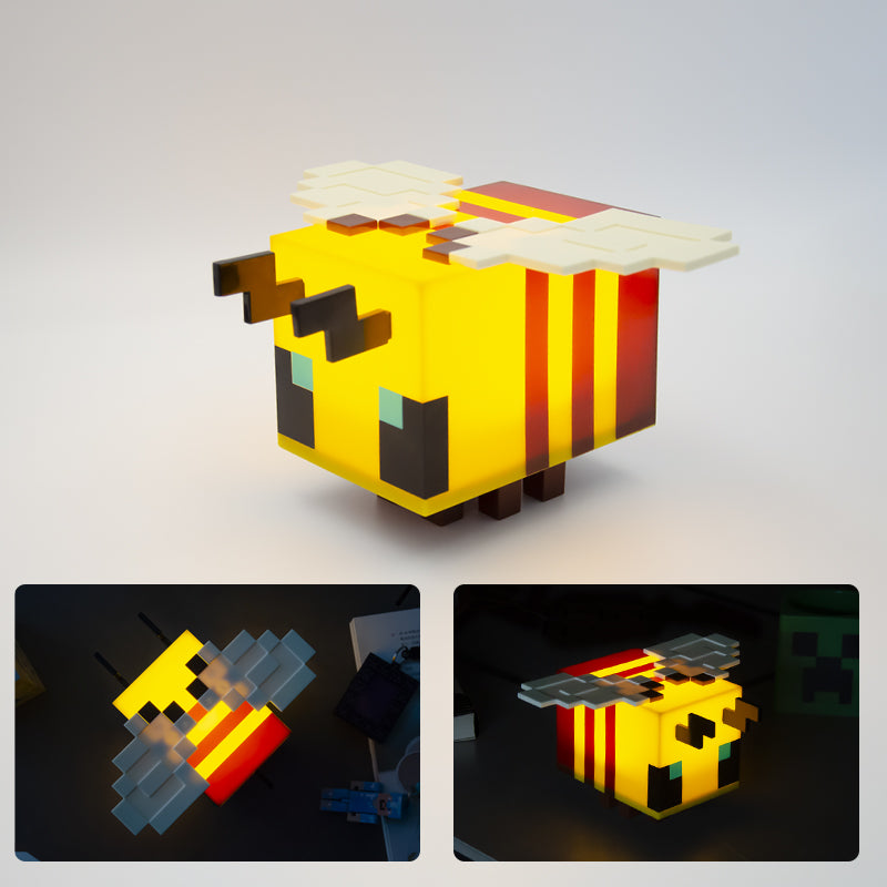 Pixel Pet: Bee Lamp™ – Cute Pixel Bee Night Light