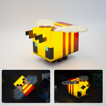 Pixel Pet: Bee Lamp™ – Cute Pixel Bee Night Light