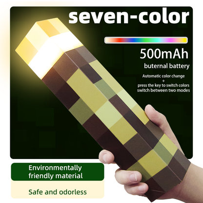 DIYCOM Seven-Color Pixel Night Light