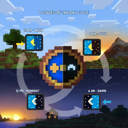 DIYCOM Pixel Wall Clock – Retro Decor, Christmas Gift