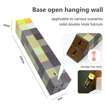 DIYCOM Pixel Torch Night Light