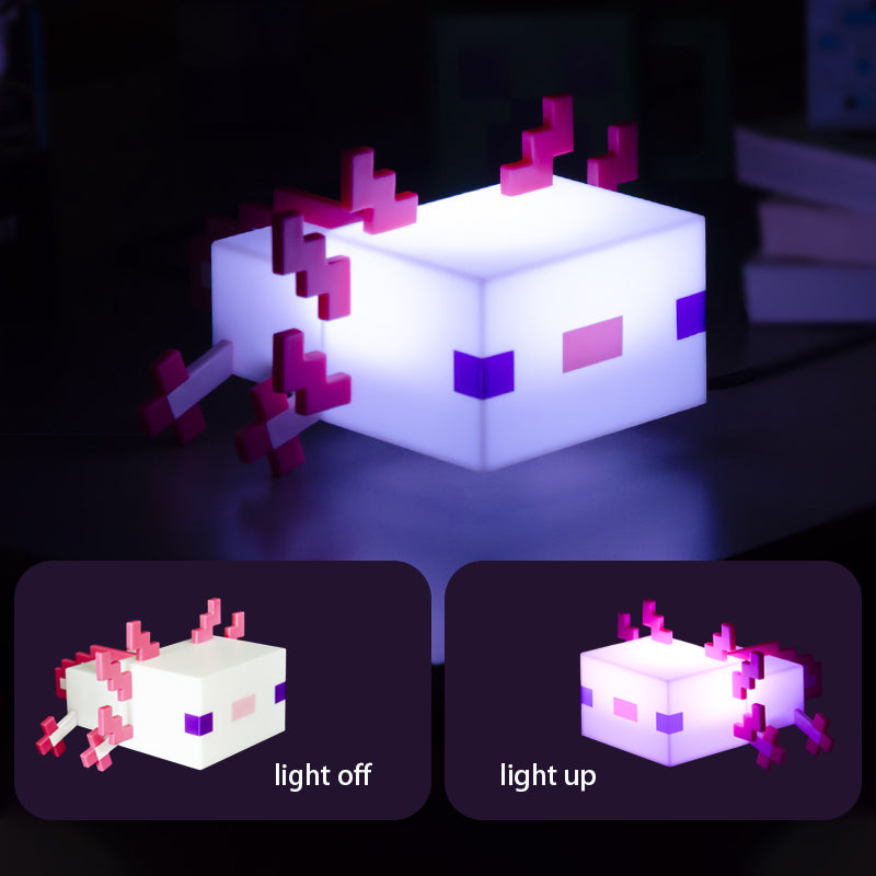 DIYCOM Pixel Axolotl Night Light