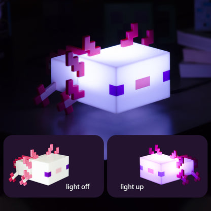 DIYCOM Pixel Axolotl Night Light