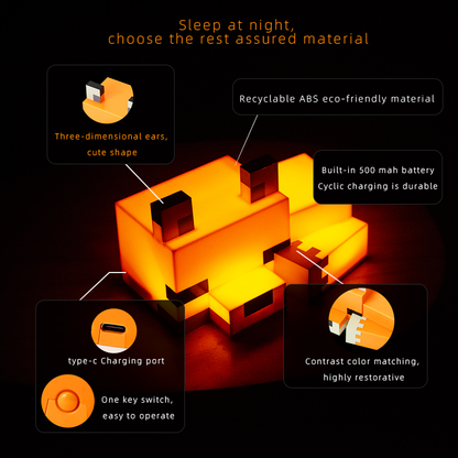 Fox-Shaped Night Light ™– Cute Desk Lamp