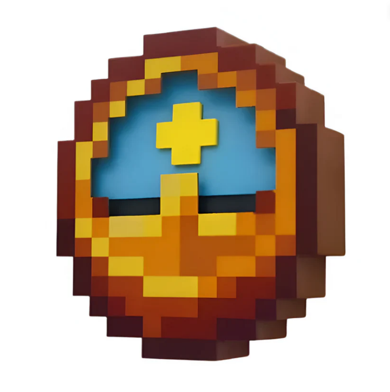 DIYCOM Pixel Wall Clock – Retro Decor, Christmas Gift