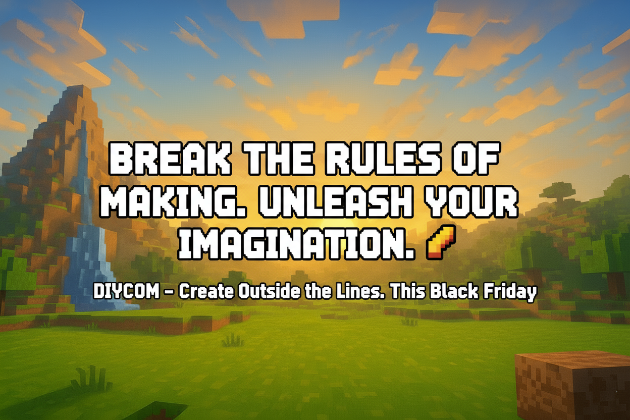 Minecraft Black Friday Banner